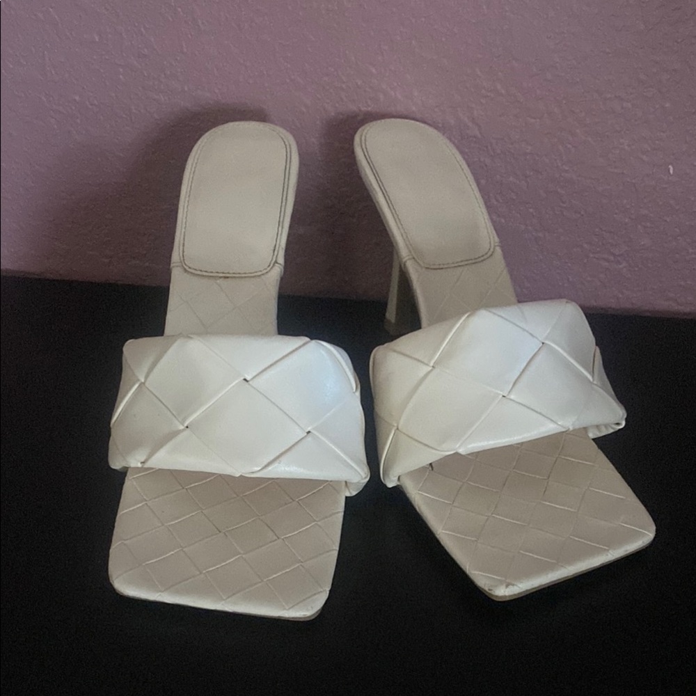 Elegant Cream Women's Heels